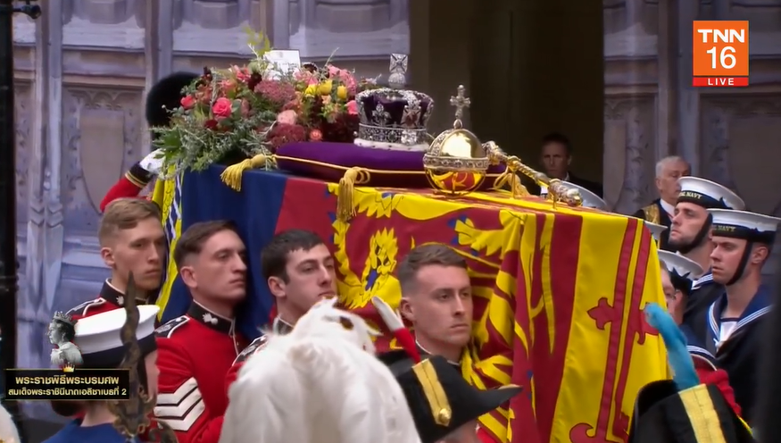 ประมวลภาพขบวนอัญเชิญหีบพระบรมศพ ควีนเอลิซาเบธที่ 2 สู่มหาวิหารเวสต์มินสเตอร์