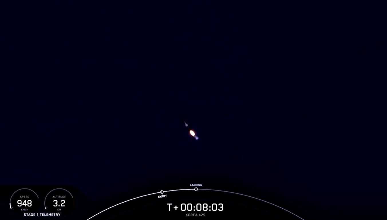 เปิดภาพ ดาวเทียมจารกรรม ดวงแรกของเกาหลีใต้ ขึ้นสู่อวกาศ