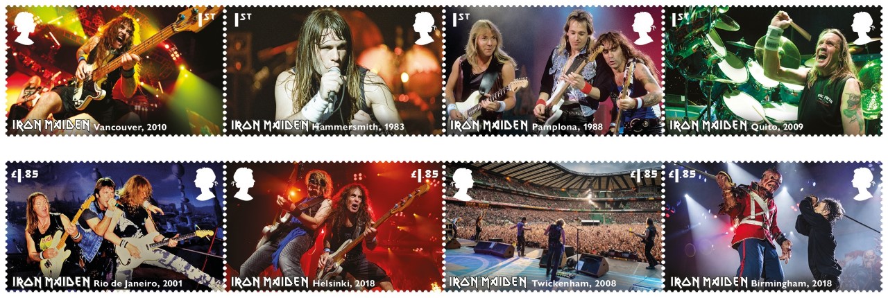 อังกฤษออกแสตมป์ วงระดับตำนาน Iron Maiden อังกฤษออกแสตมป์ วงระดับตำนาน Iron Maiden