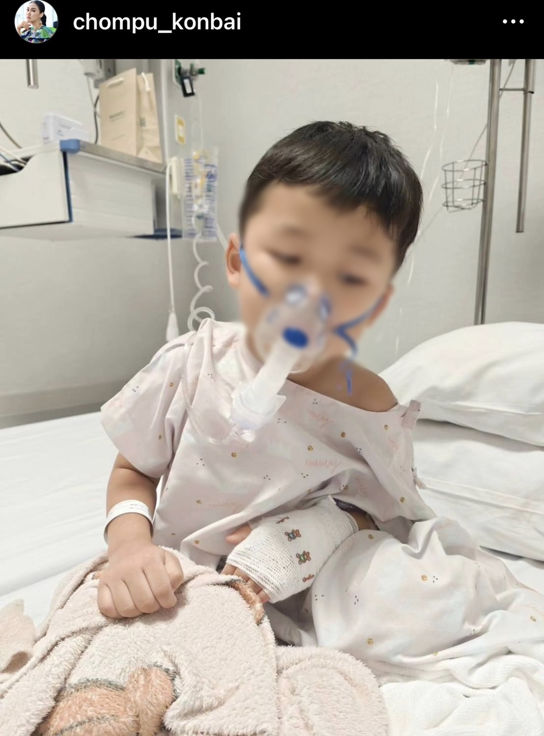 ชมพู่ ใจแทบขาด น้องธารา ลูกชายป่วยเป็น RSV