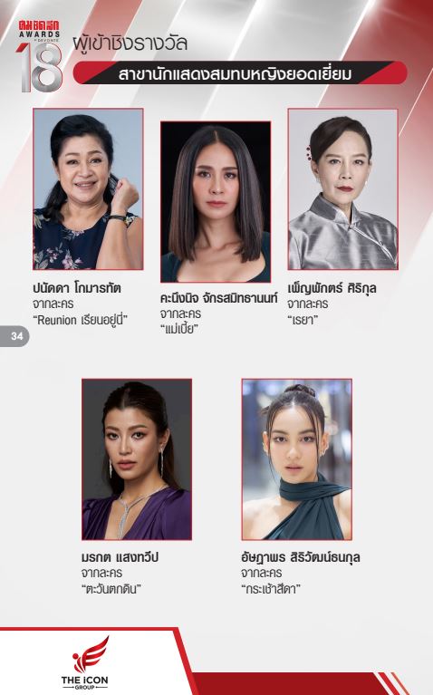 รายชื่อผู้เข้าชิง งานประกาศผลรางวัล คม ชัด ลึก อวอร์ด ครั้งที่ 18 