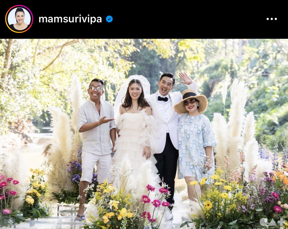 แม็กกี้-แจมมี่ ฉลองงานแต่งสุดเรียบง่าย! ท่ามกลางคนบันเทิงร่วมยินดี