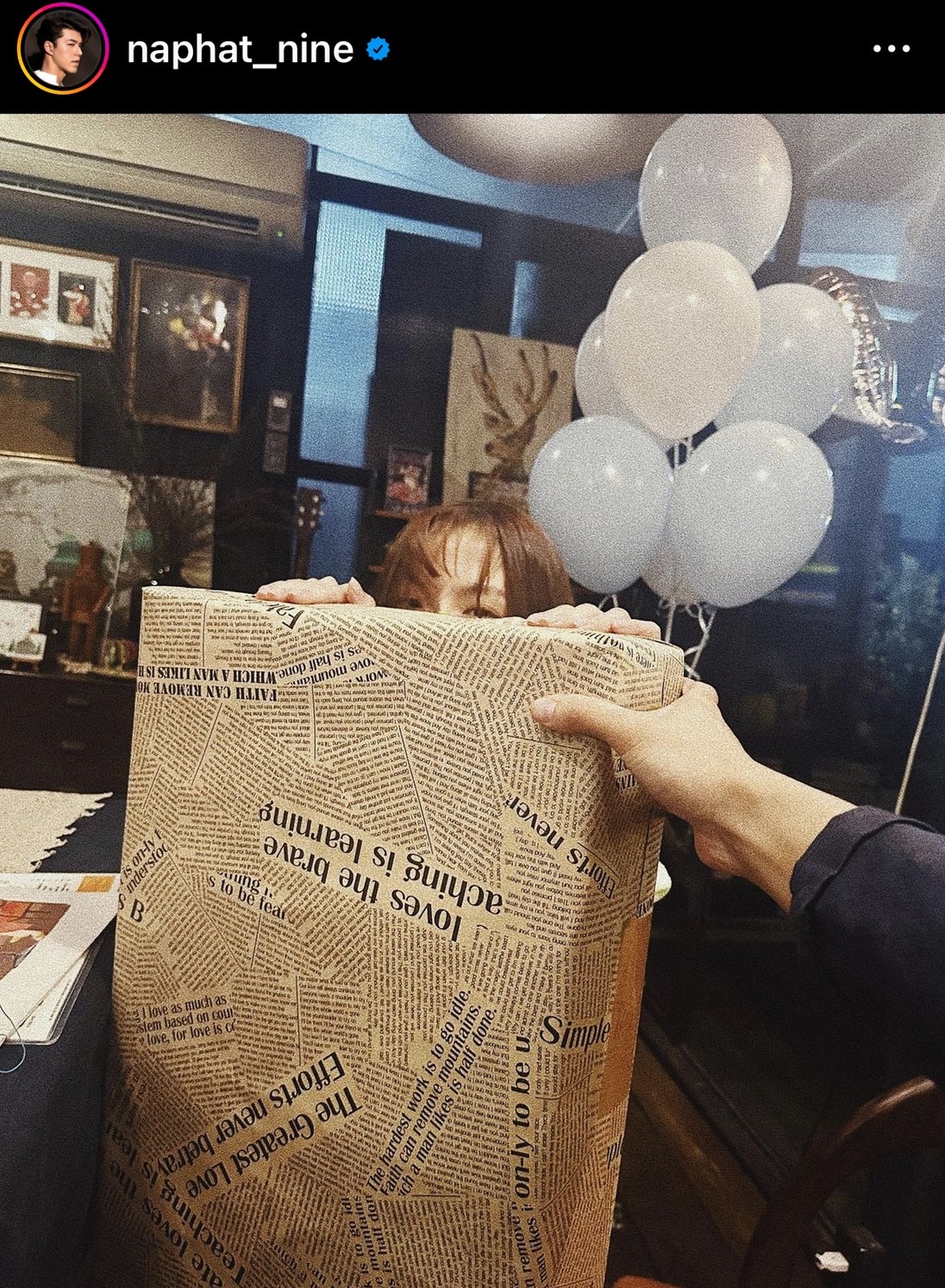 นาย อวดเค้กแครอทก้อนแรก จากหวานใจ ใบเฟิร์น 