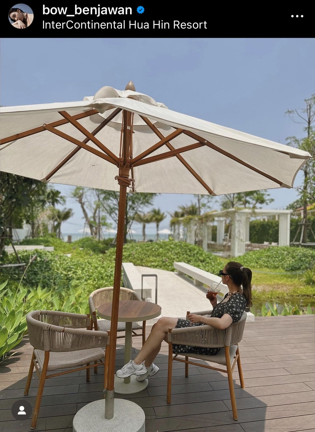 โบว์ เบญจวรรณ เที่ยวหัวหิน สุดชิล หลังมีกระแสข่าวรักร้าว 