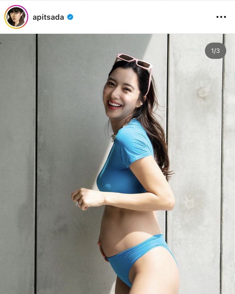 ไอซ์  อภิษฎา โพสต์ภาพตายายมารอดูหน้าหลานก่อนคลอด 