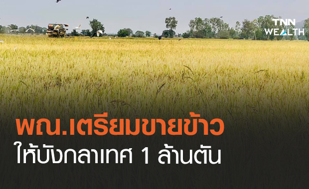 พาณิชย์ เตรียมขายข้าวให้บังกลาเทศ 1 ล้านตัน