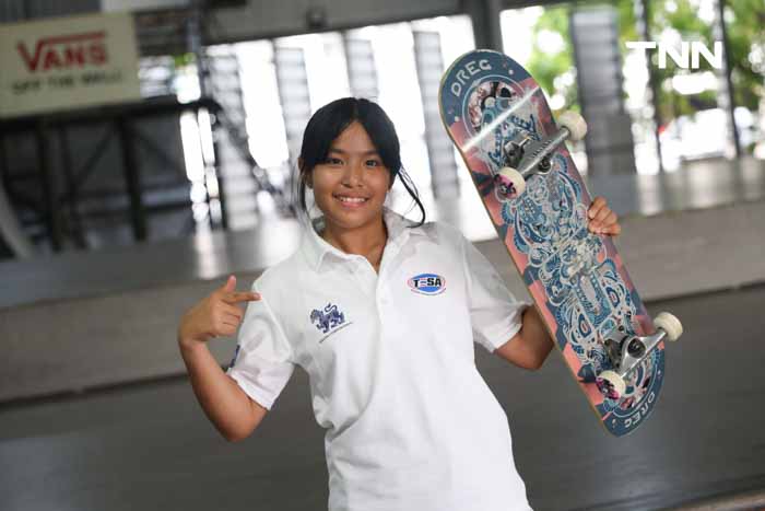 “เอสที” สาวน้อย วัย 12 คว้าโควตาสเก็ตบอร์ดโอลิมปิก 2024 “เอสที” สาวน้อย วัย 12 คว้าโควตาสเก็ตบอร์ดโอลิมปิก 2024