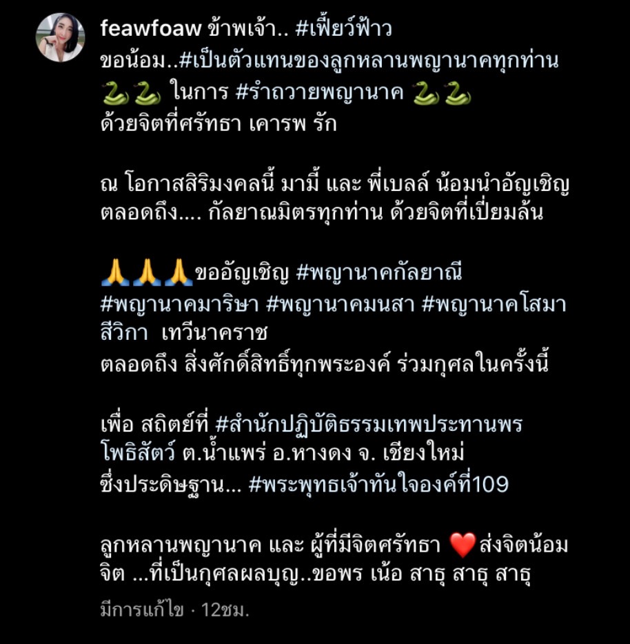 เฟี้ยว์ฟ้าว สุดสวิงริงโก้ รำถวายพญานาคด้วยความศรัทธา ที่เชียงใหม่ 