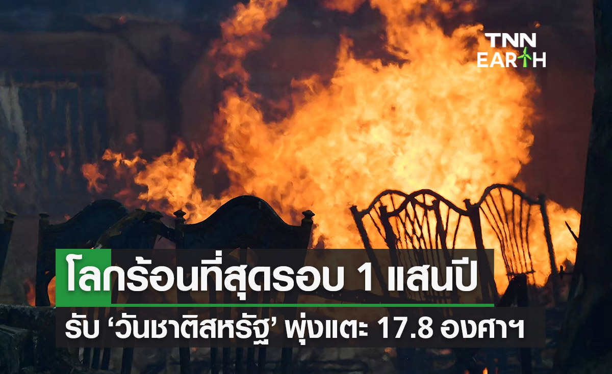 โลกร้อนที่สุดรอบ 1 แสนปีในวันชาติสหรัฐฯ ทุบสถิติ 2 วันซ้อน
