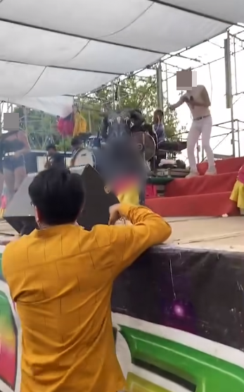 เมรัย ไหทองคำ ยืนยันไม่ได้รับบาดเจ็บ หลังโดนบั้งไฟพุ่งใส่ขา