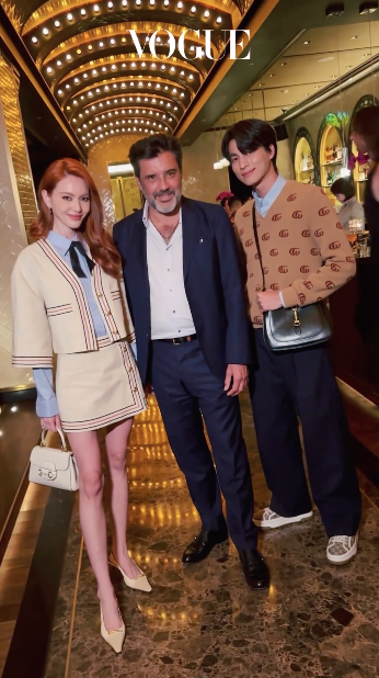 'กลัฟ คณาวุฒิ - ใหม่ ดาวิกา'!! หล่อสวยสุดคูลร่วมดินเนอร์ต้อนรับ ก่อนชมโชว์ GUCCI ที่กรุงโซล