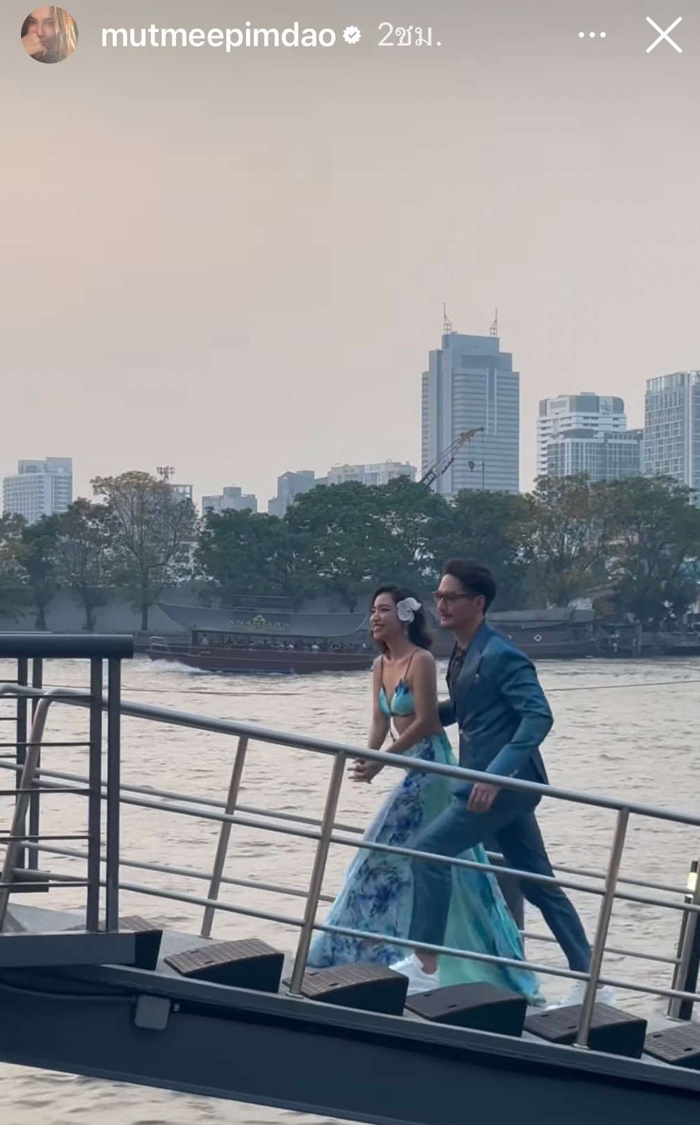 ภาพบรรยากาศงานช่วงเย็น อนันดา-ณิชชา พิธีฉลองมงคลสมรสแสนหวาน 