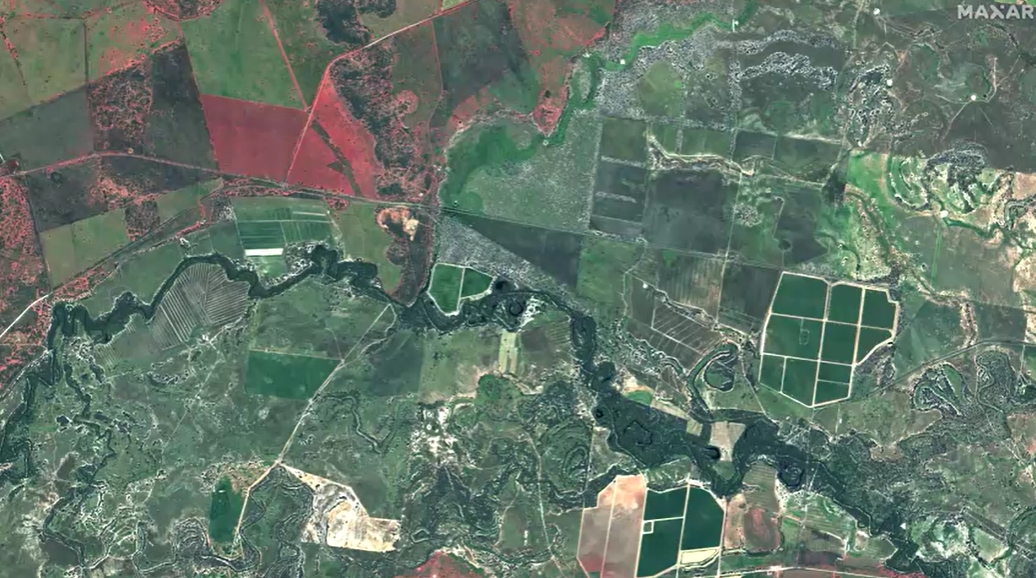 เปิดภาพดาวเทียมล่าสุดเปรียบเทียบก่อน-หลังน้ำท่วมออสเตรเลีย