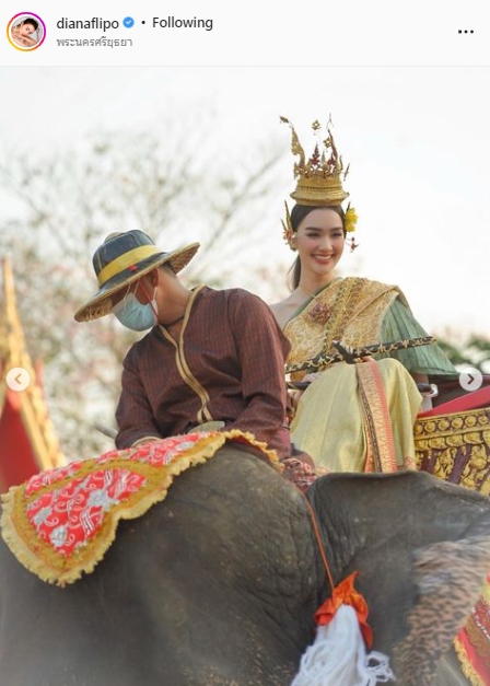 สวยสะกดทุกสายตา! เหล่าคนดังแปลงโฉมเป็น นางกิริณีเทวี