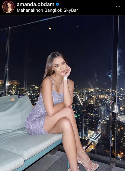 อแมนด้า ออบดัม หายโควิด กลับบ้านแล้ว 