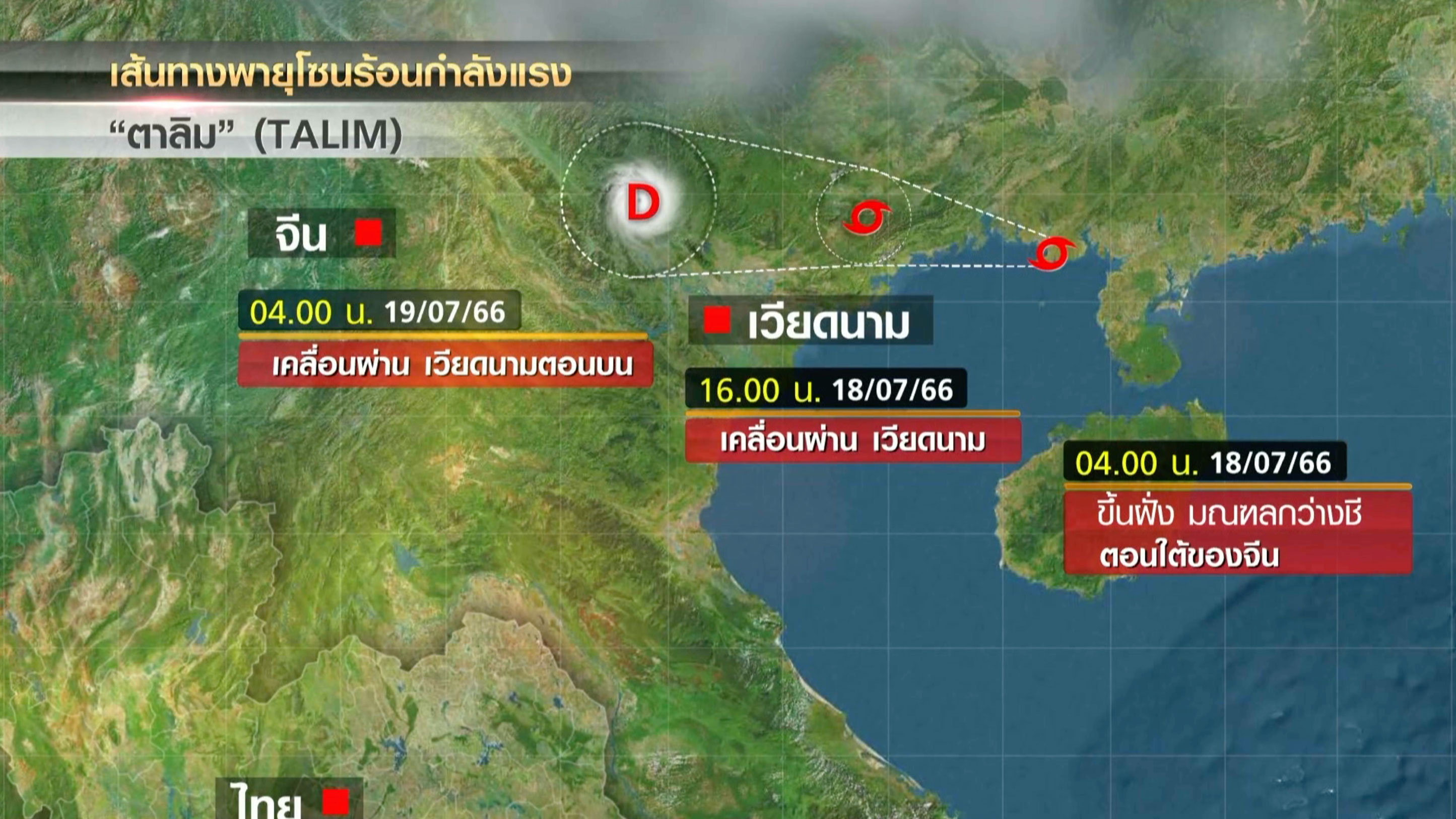 จับตา“สิงหาคม” พายุเข้าไทย 1-2 ลูก