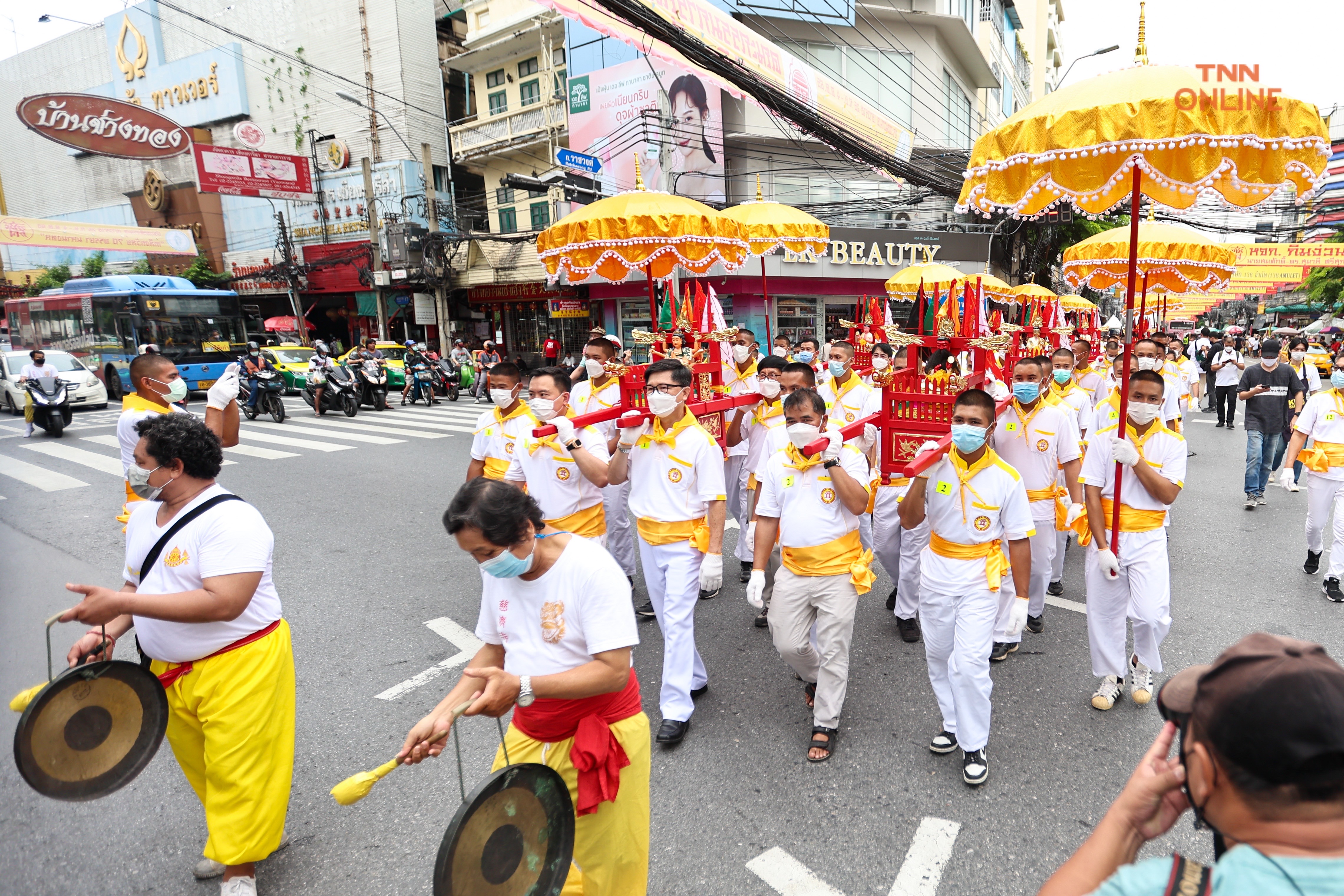 เริ่มแล้วงานเจเยาวราช เคลื่อนขบวนประดิษฐานองค์เทพเจ้า เริ่มแล้วงานเจเยาวราช เคลื่อนขบวนประดิษฐานองค์เทพเจ้า