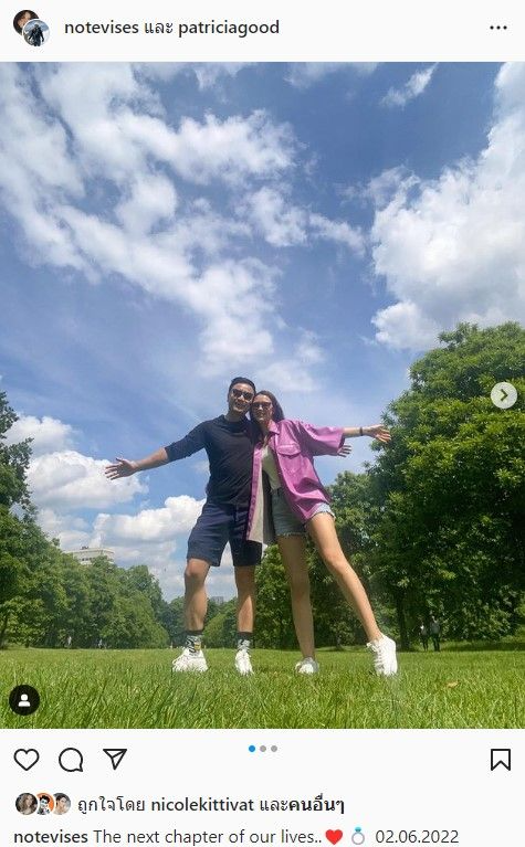 แพทริเซีย เล่าโมเมนต์ โน๊ต วิเศษ คุกเข่าขอแต่งงานที่ประเทศอังกฤษ แพทริเซีย เล่าโมเมนต์ โน๊ต วิเศษ คุกเข่าขอแต่งงานที่ประเทศอังกฤษ