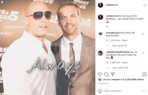 สุดตื้นตัน!! ลูกสาว ‘พอล วอล์คเกอร์’ ร่วมพรมแดงหนัง F9 สุดตื้นตัน!! ลูกสาว ‘พอล วอล์คเกอร์’ ร่วมพรมแดงหนัง F9