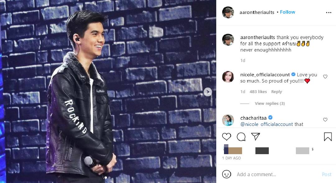  เปิดวาร์ป “น้องทิกเกอร์” ลูกชาย “นิโคล” หล่อเข้มหุ่นดีในวัย 16 ปี จน “แมว จิรศักดิ์” ยังงง สาวๆแห่เรียกพ่อ 