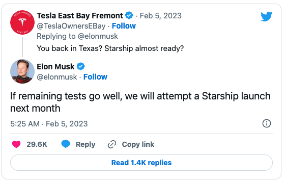 SpaceX ยังสู้ ! ประกาศทดสอบปล่อย Starship ขึ้นสู่วงโคจรมีนาคมนี้