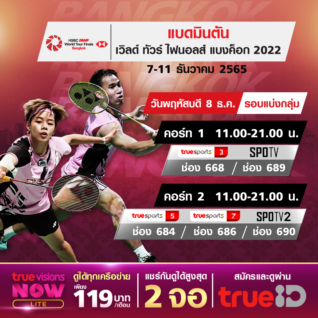 ไม่พลาด! บาส-ปอป้อ ประเดิมคว้าชัย ขนไก่ “เวิลด์ทัวร์ ไฟนอลส์” 