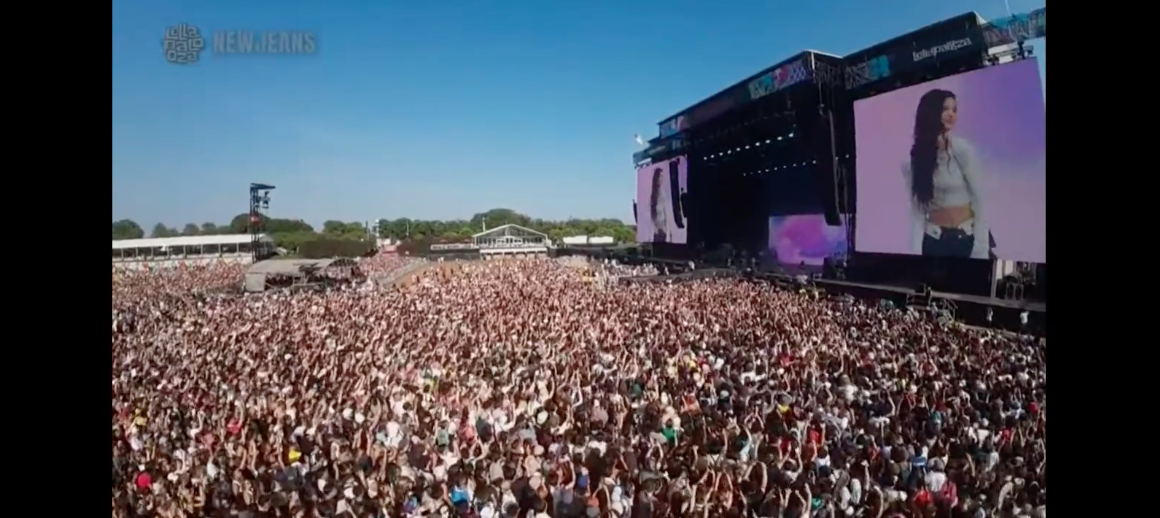 ตัวแม่สุดมุ้งมิ้ง!! NewJeans กระทบไหล่ Billie Eilish ที่เทศกาลดนตรี Lollapalooza ตัวแม่สุดมุ้งมิ้ง!! NewJeans กระทบไหล่ Billie Eilish ที่เทศกาลดนตรี Lollapalooza