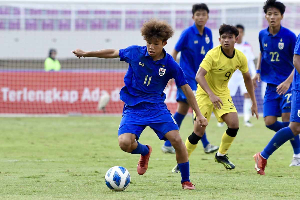ช้างศึกU17 ชนะ มาเลเซีย 3-1 คว้ารองแชมป์กลุ่ม ลิ่วรอบรองชนะเลิศ