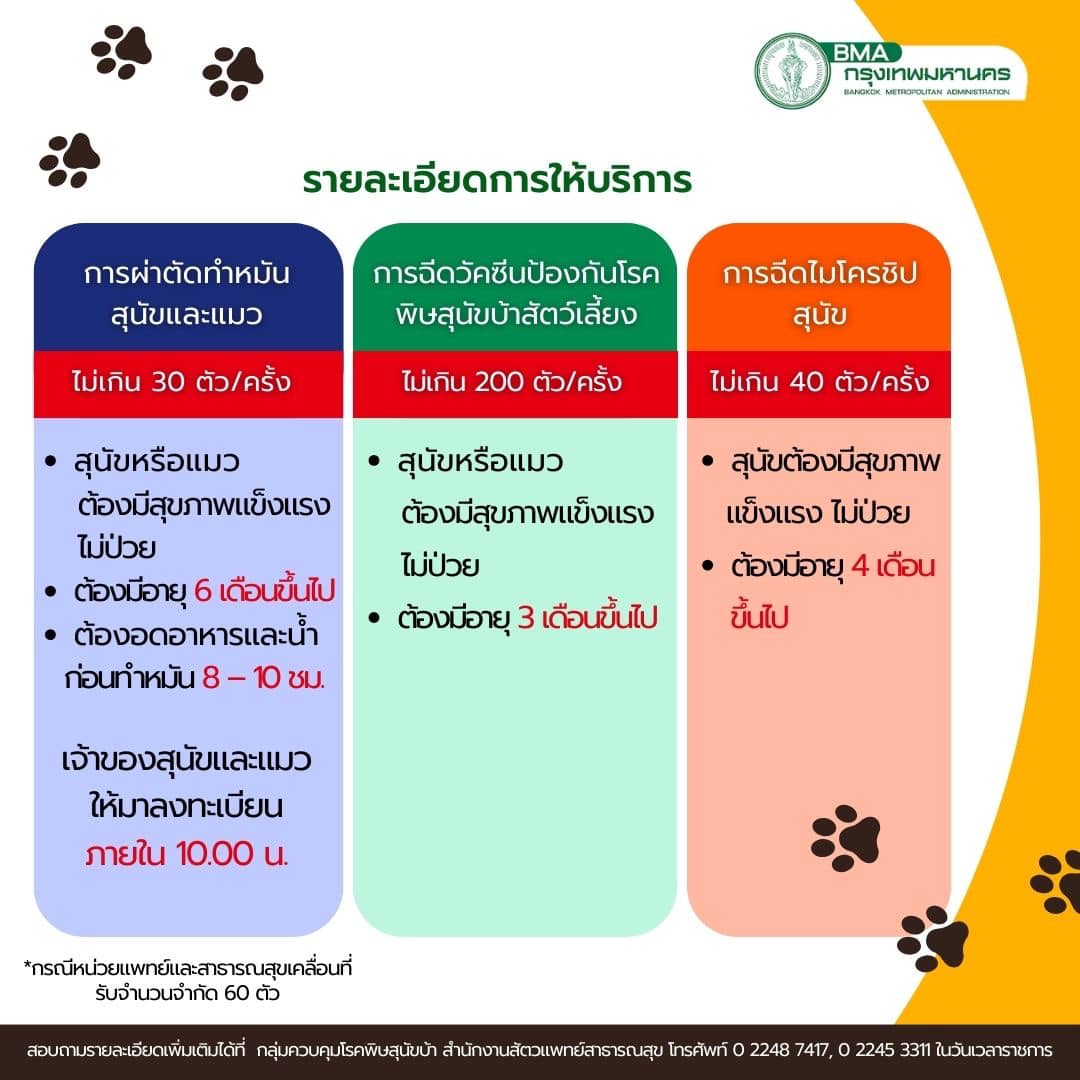ฉีดฟรี! รวมพิกัดฉีด วัคซีนพิษสุนัขบ้า ฟรี เดือนกันยายน 2566 