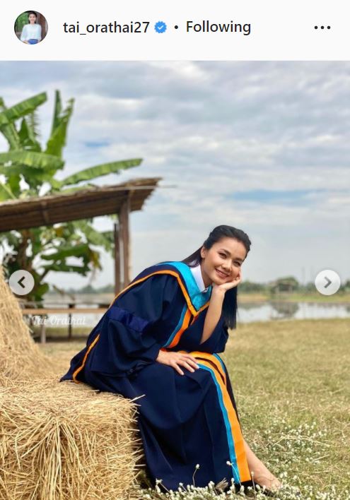 ชี้แจงเเล้ว! ต่าย อรทัย หลังลงภาพสวมชุดครุย เจ้าตัวเผย เป็นเพียงภาพในละครเท่านั้น