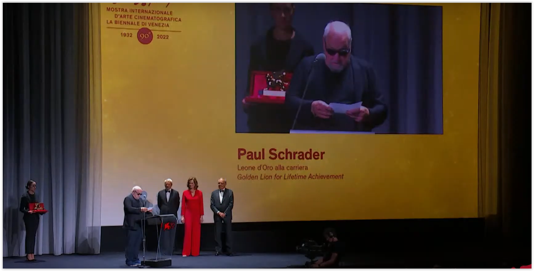 “Paul Schrader” ได้รางวัล  “Golden Lion for Lifetime Achievement”   