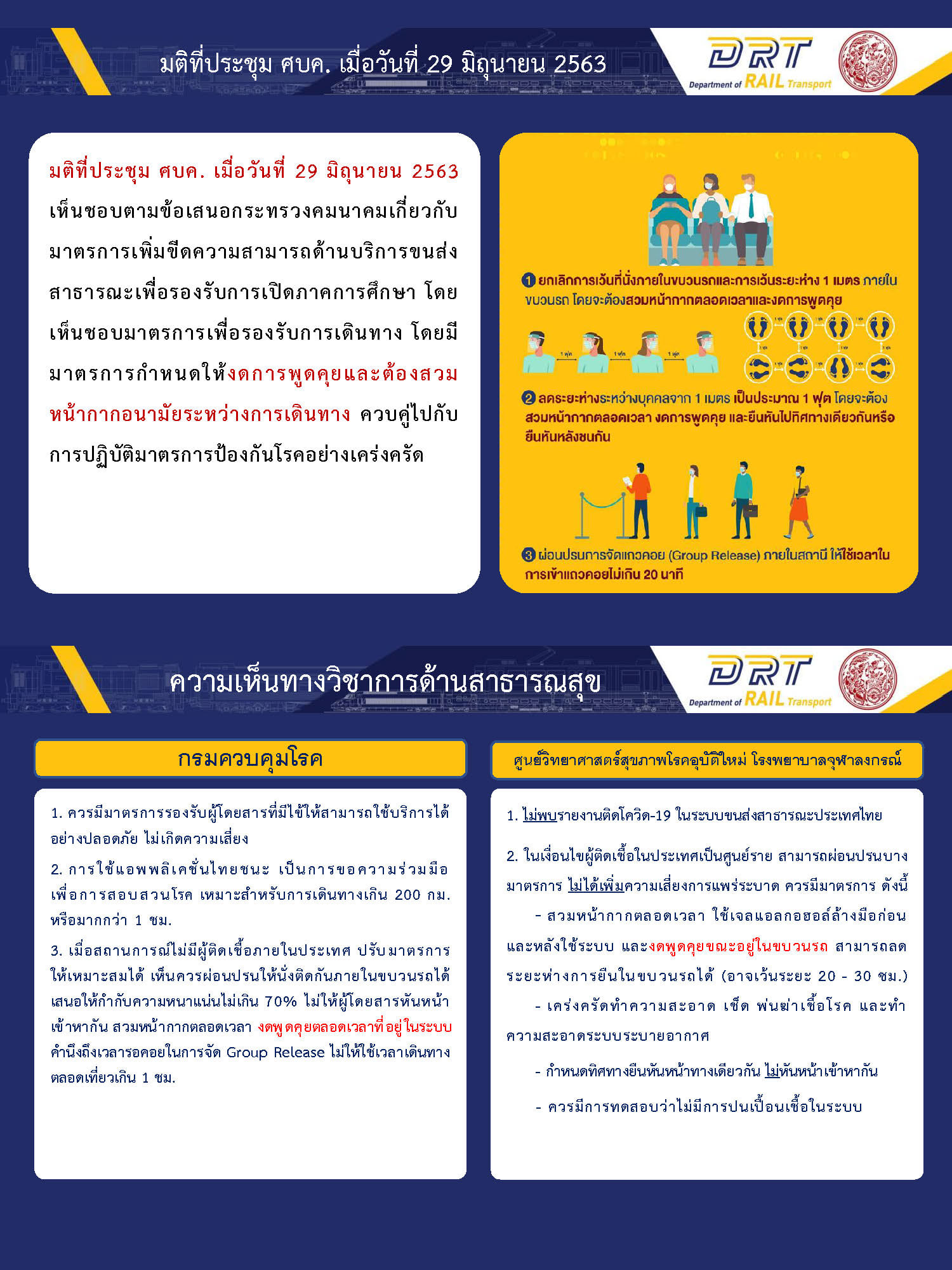 เคลียร์ชัด! เปิดที่มามาตรการ 'งดสนทนา' ขณะใช้บริการระบบขนส่งทางราง
