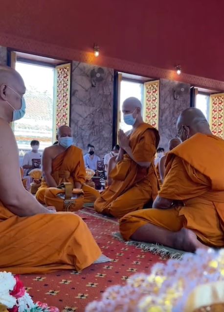 อุปสมบทแล้ว สิงโต ปราชญา ได้รับฉายาทางธรรม ปราชโญ แปลว่า ผู้รู้ ผู้มีปัญญา