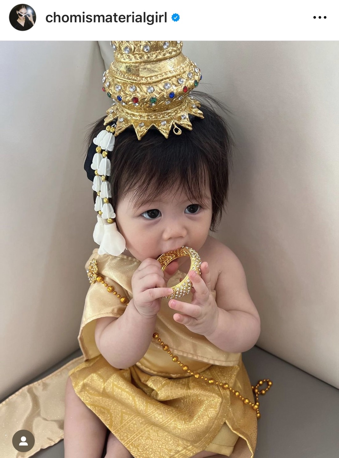 แม่ชม เผยภาพ น้องเกล ฟิตติ้งชุดนพมาศ น่ารักไม่ไหว!!