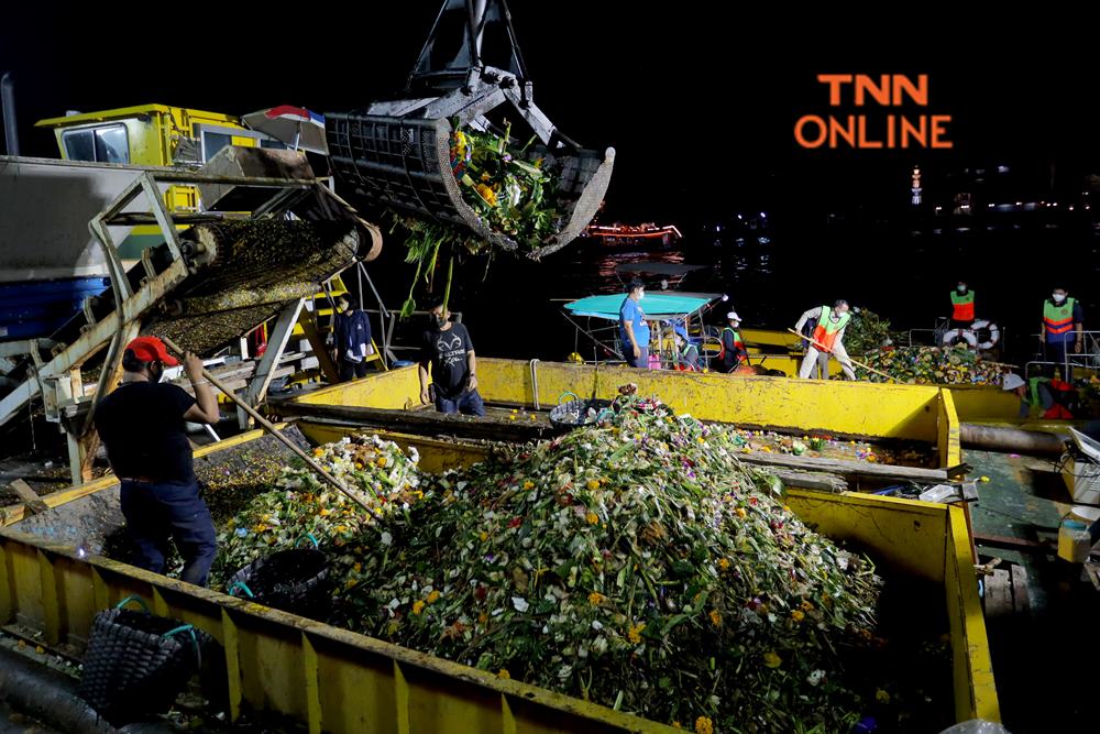 กทม.เริ่มเก็บกระทงในแม่น้ำเจ้าพระยา 2 ทุ่มเป็นต้นไป