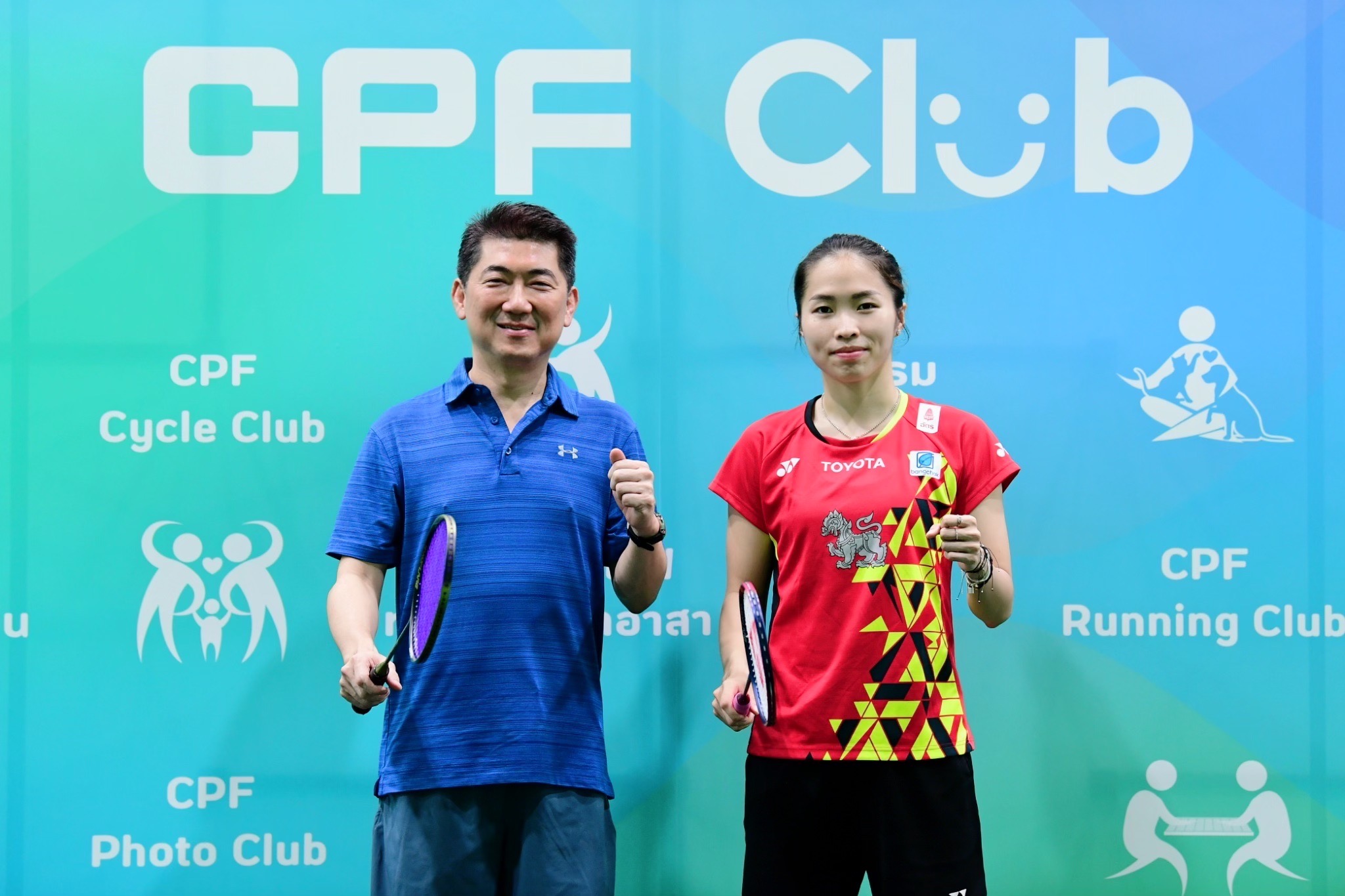 CPF เปิดตัว ชมรมพนักงาน ประเดิมศึกลูกขนไก่คู่หยุดโลก เมย์ รัชนก - CEO ประสิทธิ์