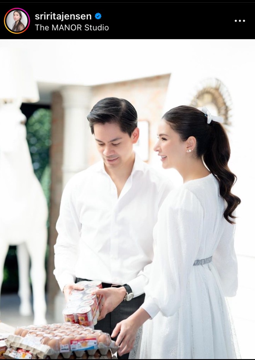 ริต้า ศรีริต้า - กรณ์ ณรงค์เดช ปันความสุข มอบข้าวสารอาหารแห้งให้ประชาชน