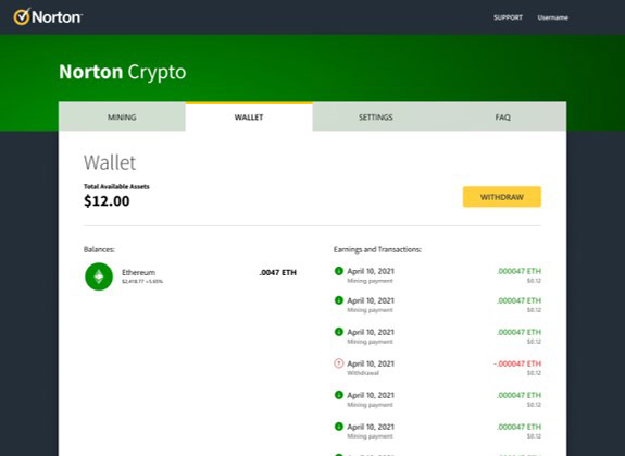 NortonLifeLock ผนวกฟีเจอร์ขุดเหมืองคริปโต รวมไว้ในโปรแกรม Antivirus