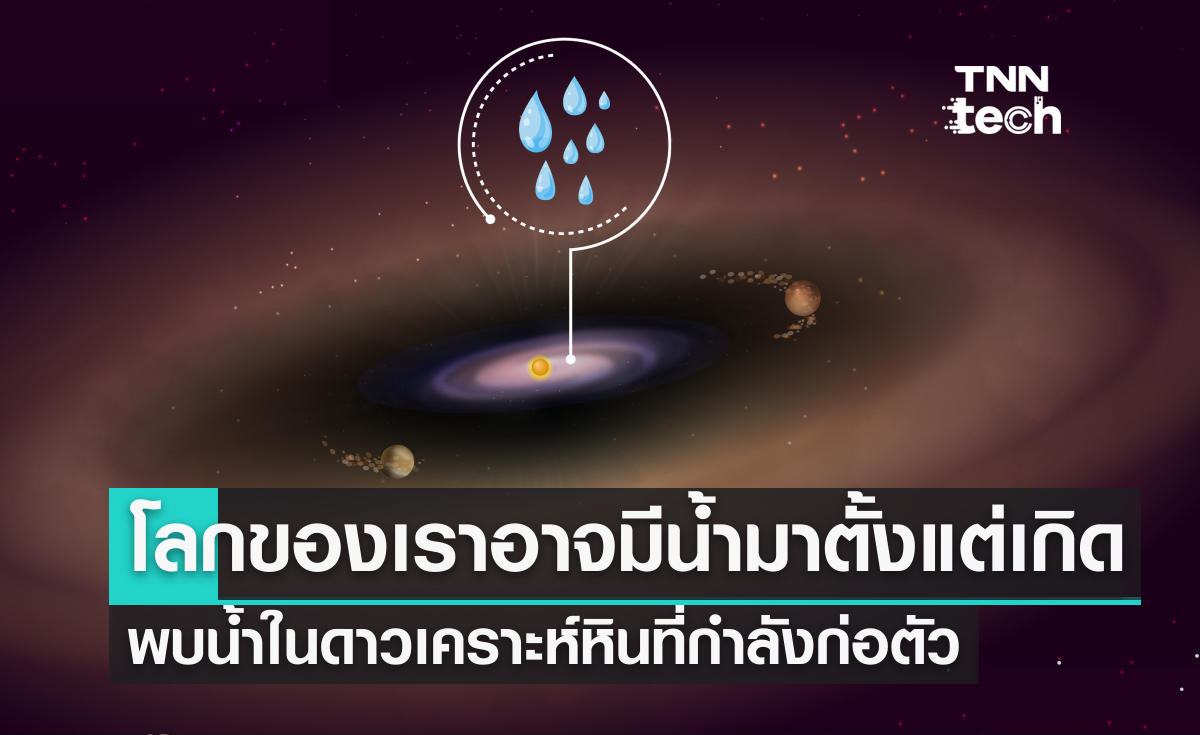 โลกของเราอาจมีน้ำมาตั้งแต่เกิด รวมถึงดาวเคราะห์หินอื่น ๆ ด้วย