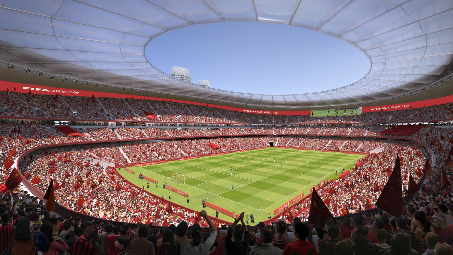 เผยโฉมศูนย์กีฬาขั้นบันได แรงบันดาลใจจากไร่ชาหางโจว