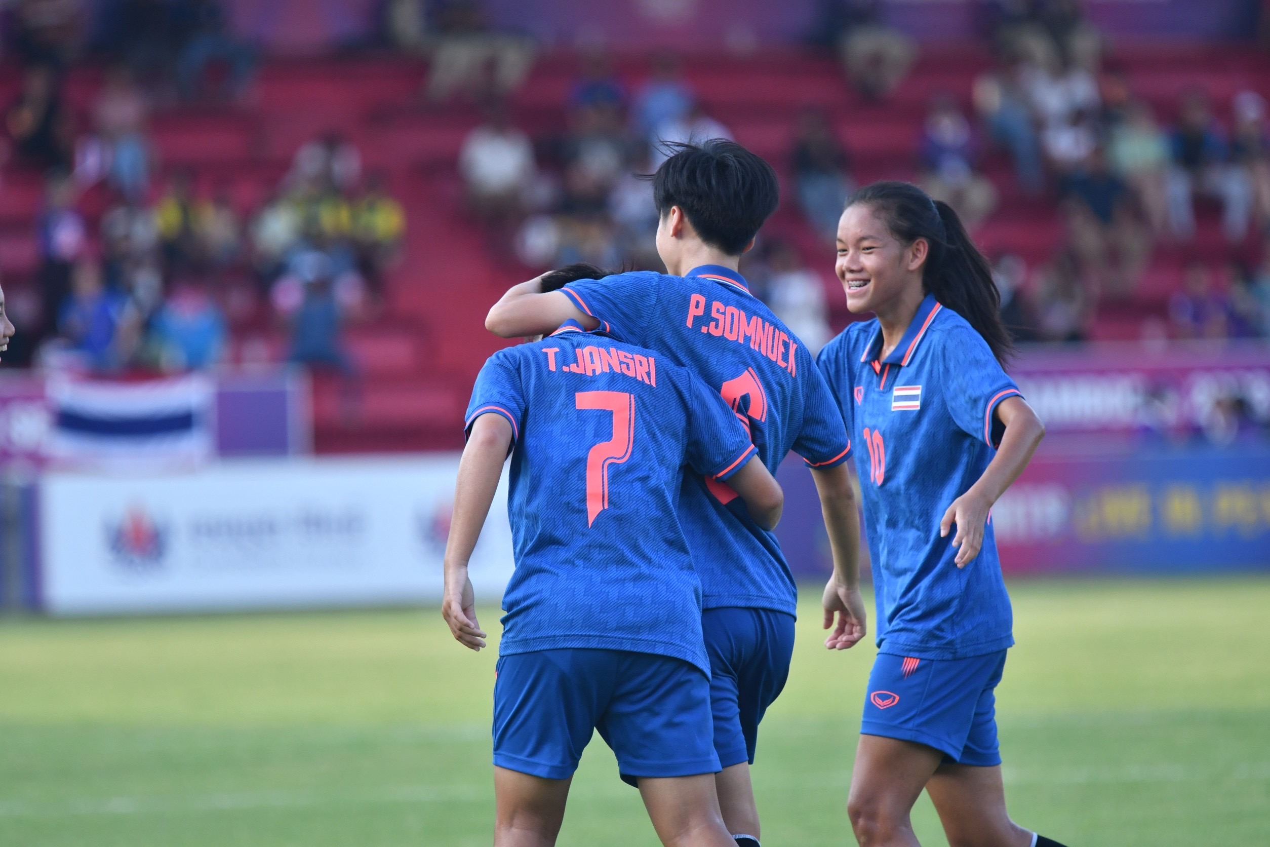 ผลฟุตบอลหญิง ซีเกมส์ 2023 รอบแบ่งกลุ่ม นัดที่สอง ไทย พบ ลาว