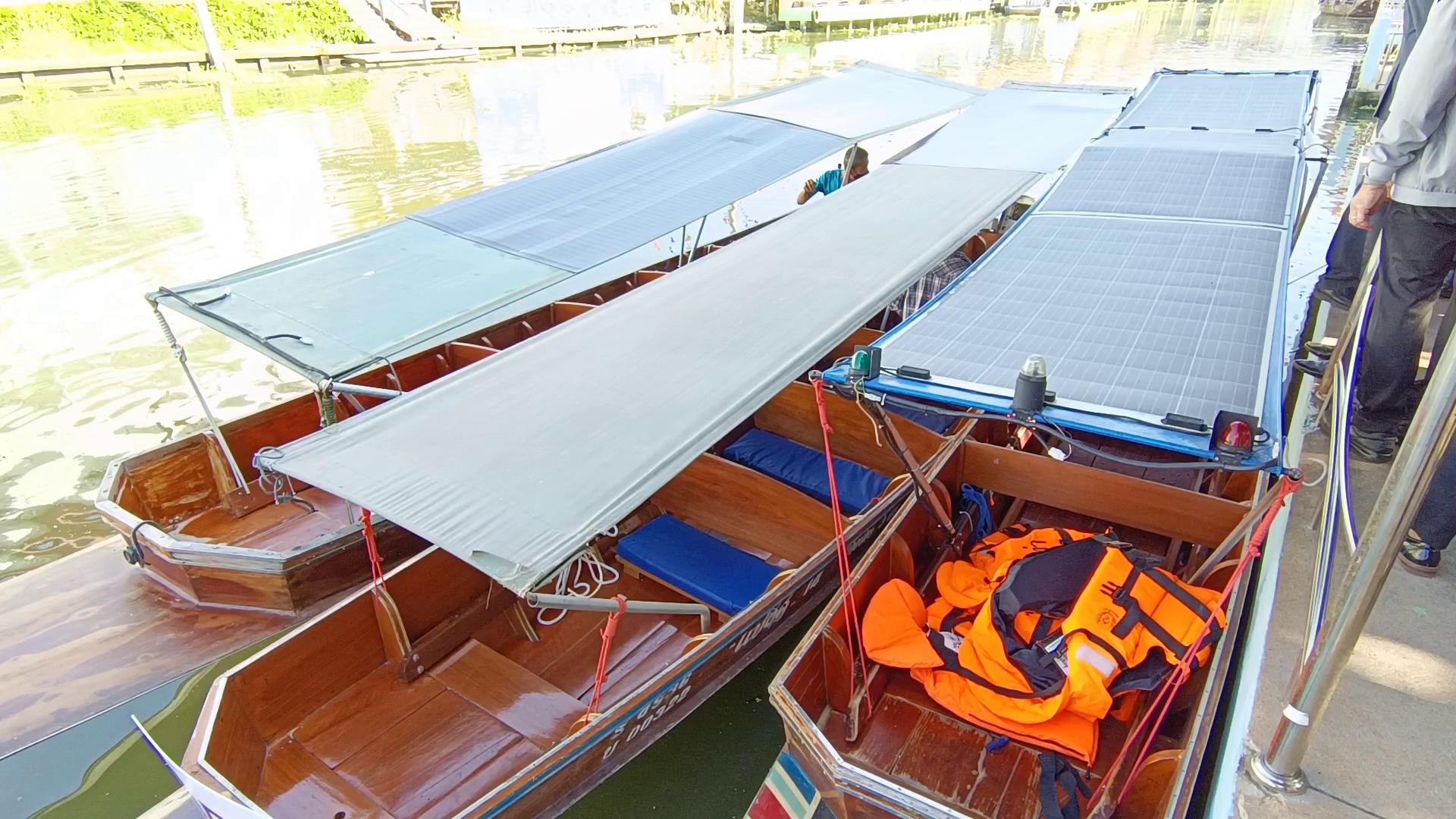 เตรียมพบเรือไฟฟ้าพลังงานแสงอาทิตย์ วิ่งคลองดำเนินสะดวก ลดปัญหามลพิษ