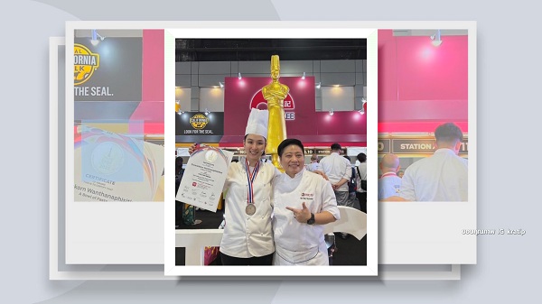 สุดภูมิใจ “กระติ๊บ ชวัลกร คว้า 2 รางวัล ในการแข่งขันทำอาหารระดับนานาชาติ   (มีคลิป)