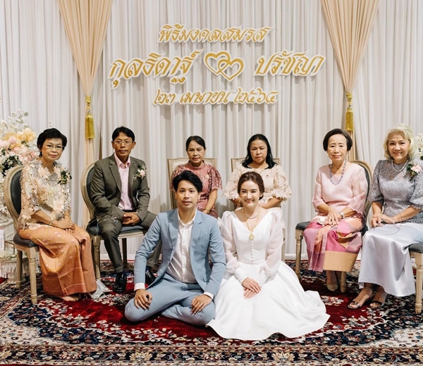 จิ๊บ กุลธิดาฐ์ เข้าพิธีวิวาห์แบบเรียบง่าย จิ๊บ กุลธิดาฐ์ เข้าพิธีวิวาห์แบบเรียบง่าย