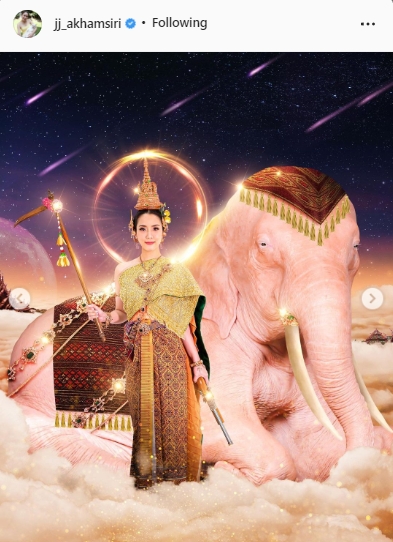 สวยสะกดทุกสายตา! เหล่าคนดังแปลงโฉมเป็น นางกิริณีเทวี