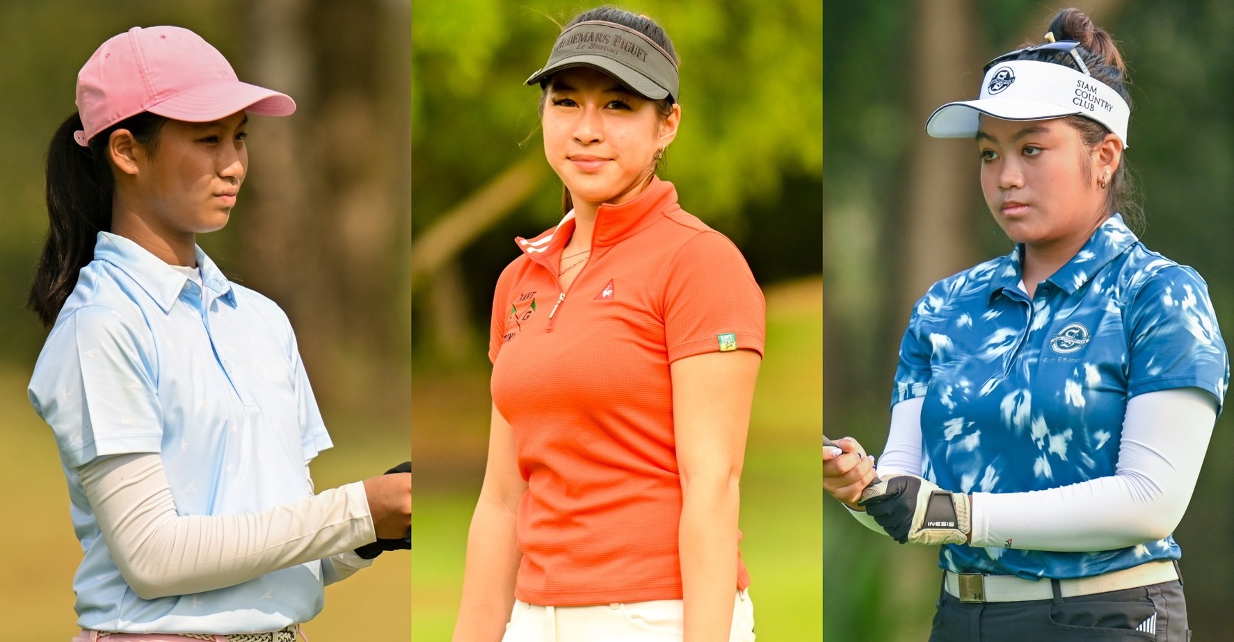 'ณพจิรา-วาเลนเซีย-กัลยรักษ์' กดอันเดอร์สนามคัดเลือกกอล์ฟ 'จูเนียร์เอเชียนทัวร์' 'ณพจิรา-วาเลนเซีย-กัลยรักษ์' กดอันเดอร์สนามคัดเลือกกอล์ฟ 'จูเนียร์เอเชียนทัวร์'