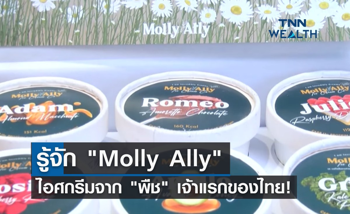 รู้จัก "Molly Ally" ไอศกรีมจาก "พืช" เจ้าแรกของไทย! 