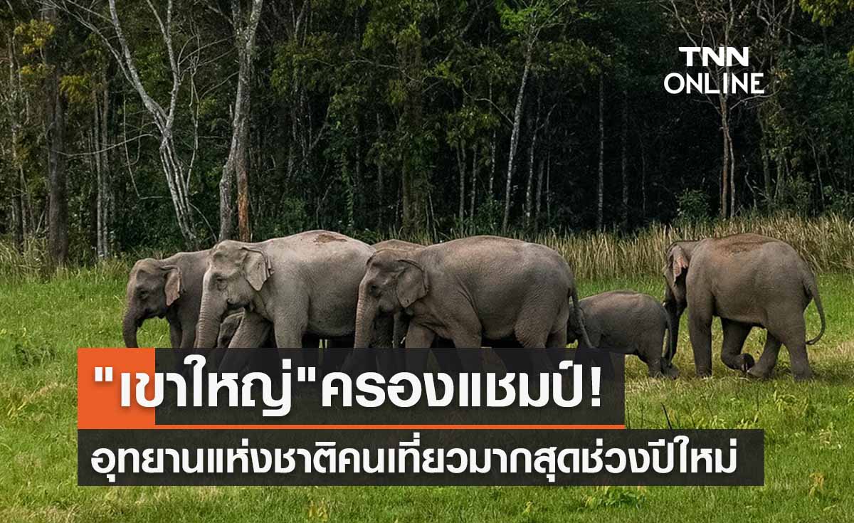 "เขาใหญ่" ยืนหนึ่ง! ครองแชมป์อุทยานแห่งชาติคนเที่ยวมากสุดช่วงปีใหม่