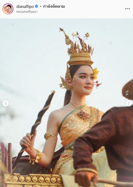 สวยสะกดทุกสายตา! เหล่าคนดังแปลงโฉมเป็น นางกิริณีเทวี