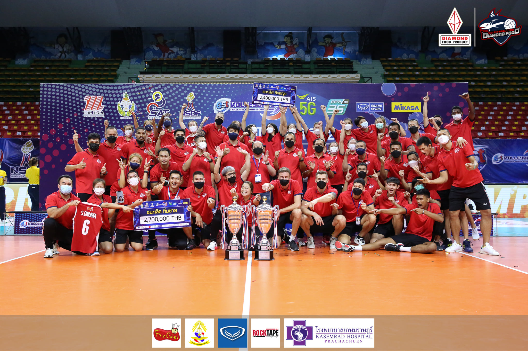 คุยครบทุกประเด็น 'สมบูรณ์ นาคผึ่ง' หลังพาหนุ่มไดมอนด์ฟู้ดคว้าแชมป์ลูกยางไทยลีก2022 คุยครบทุกประเด็น 'สมบูรณ์ นาคผึ่ง' หลังพาหนุ่มไดมอนด์ฟู้ดคว้าแชมป์ลูกยางไทยลีก2022